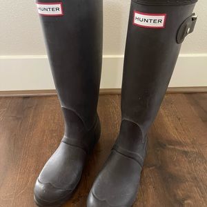 Hunter tall rain boots
